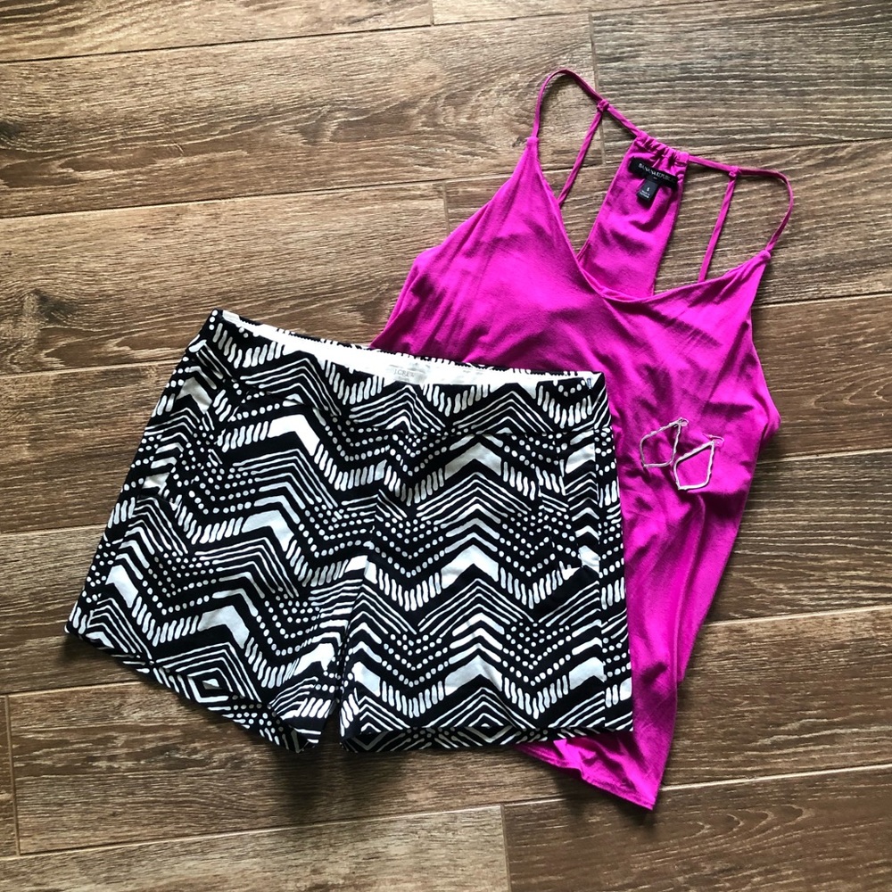 NWT J. Crew Print Shorts size 4